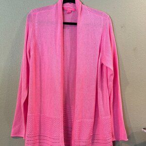 Lilly Pulitzer Tatum Cardigan, Worn Once, New condition, Sz XL